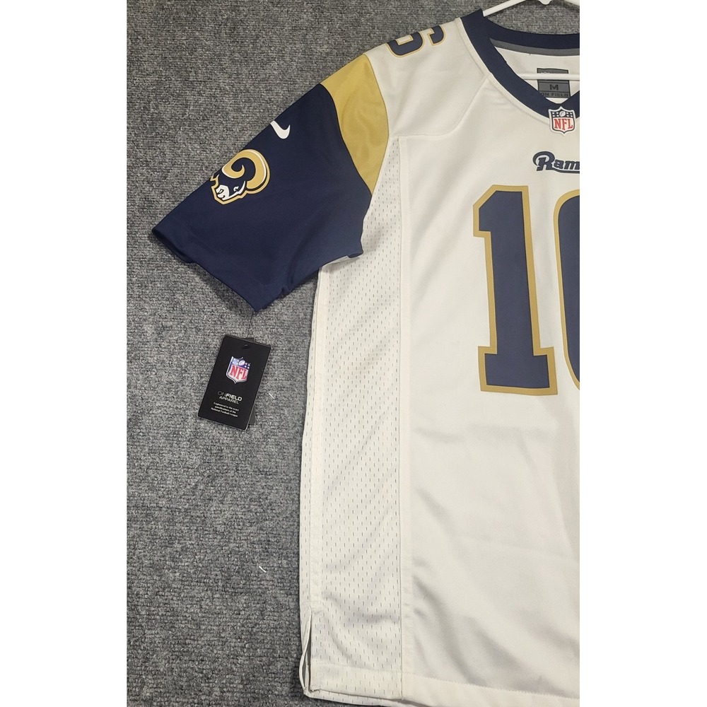 Nike Los Angeles Rams Jared Goff #16 On-Field White NFL Jersey Men's Size Medium - Picture 3 of 14